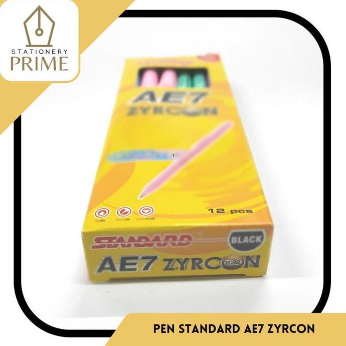 

Pulpen Standard Ae7 Zyrcon (Isi 12 Pcs)