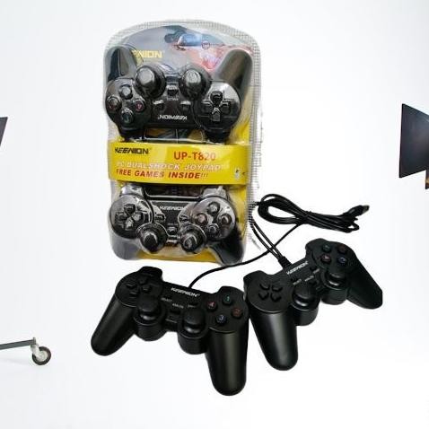Gamepad Stik Joystick USB double PS PC KEENION Original