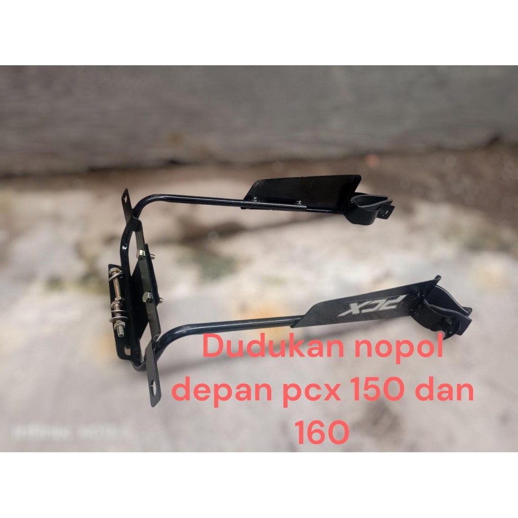 DUDUKAN PLAT NOMOR DEPAN/BREKET PLAT NOMOR HONDA PCX 160 DAN 150