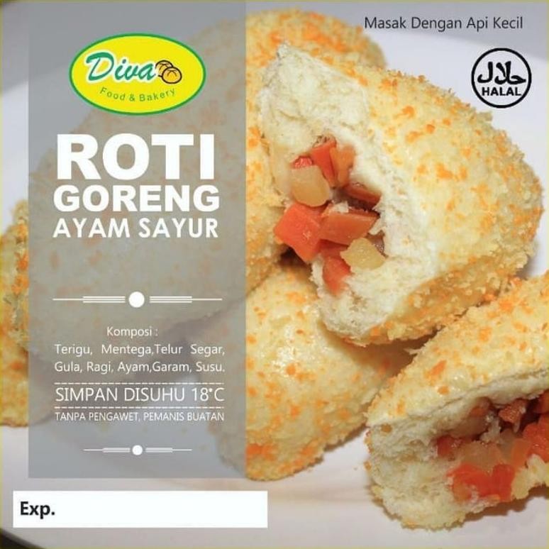 

Roti Goreng Diva Isi Ayam Sayur Nugi