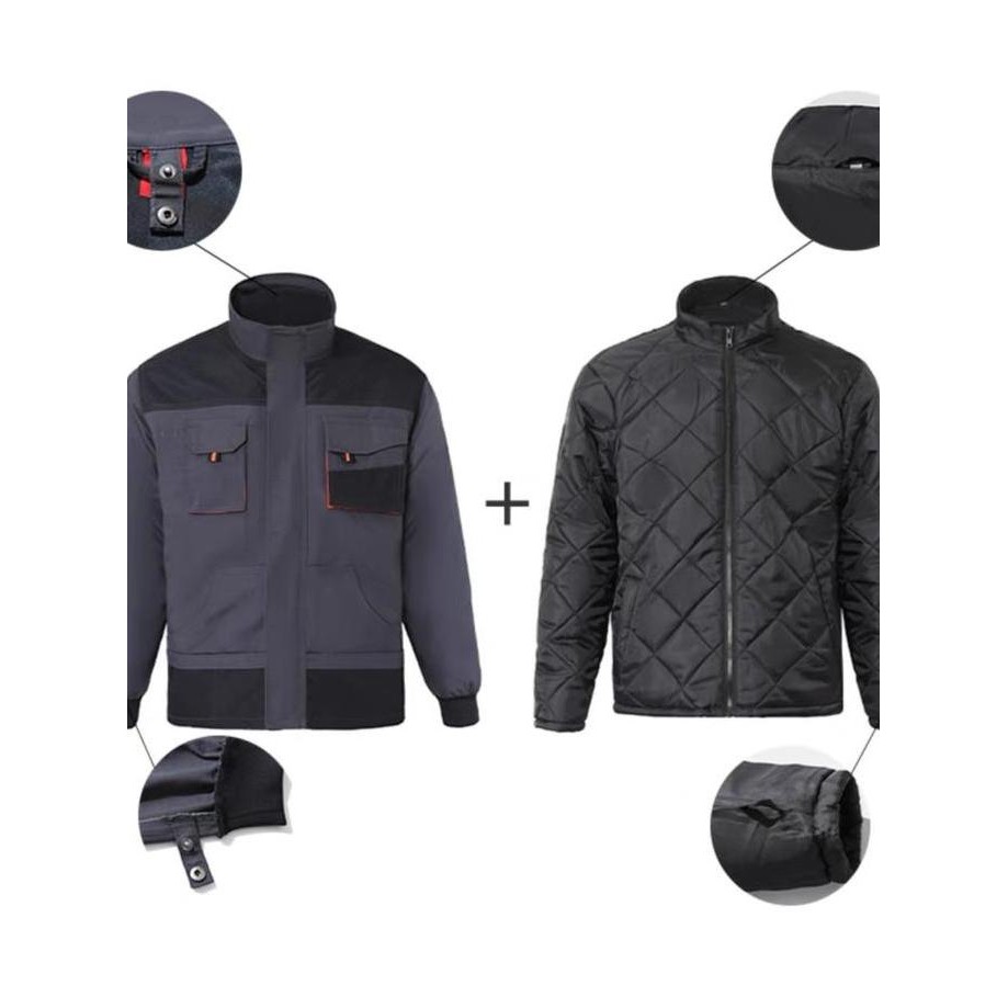 Working Clothes Uniforms Men Workwear Coat And Trousers Welding Suit Jacket Pants Mechanic Car Repai