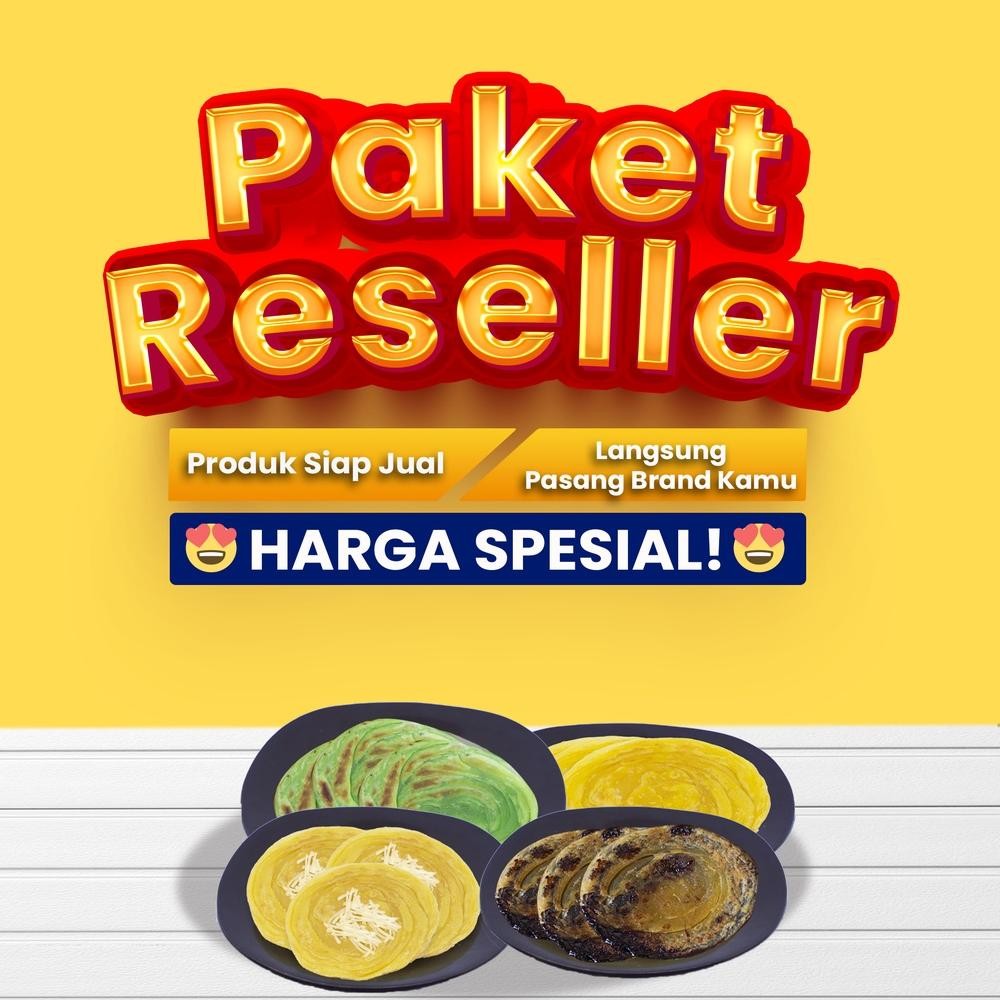 

PAKET RESELLER Roti cane / Roti maryam / Roti canai ( 30 pack ) Ori, Cokelat, Keju, Pandan Nugi