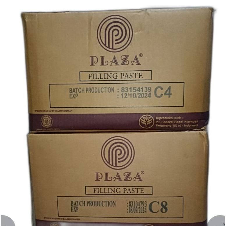 

1 KARTON plaza filling /pasta coklat 4x5kg Nugi