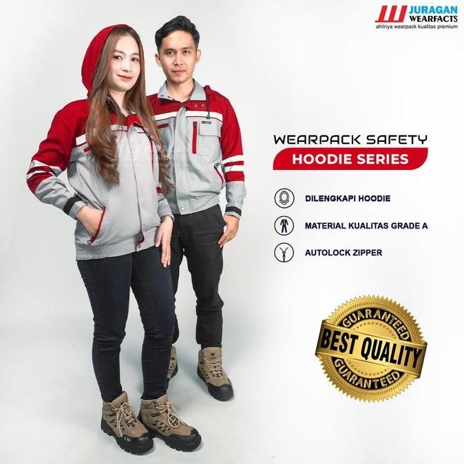 [COD] jaket tambang jaket hoodie  Baju Wearpack Kerja safety seragam kerja lapangan pryek tambang K3