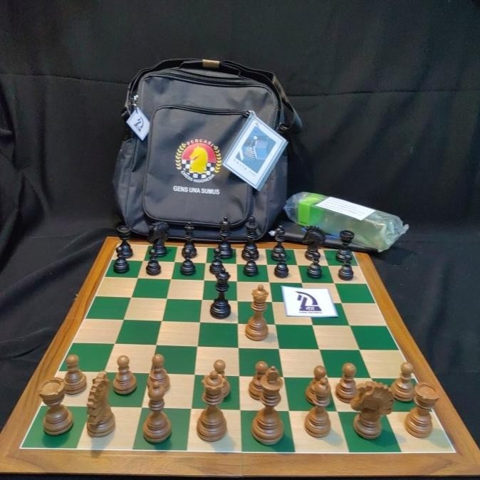 Papan Catur Premium Set Kayu Sawo Kuda Jabrig Knight Chess Board Halus