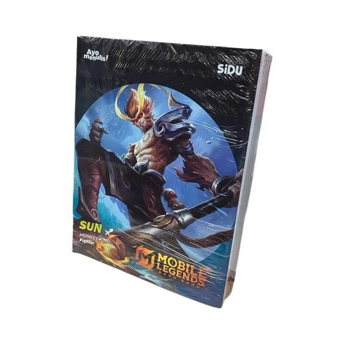 

Buku Tulis Sinar Dunia (Sidu) 38 Lembar (1 Pack Isi 10 Buku ) Mobile Legends Timnas Marvel Reguler Stationery Prime