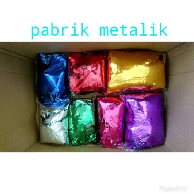 

Kertas Confetti Metalik/Metalic/Metallic Per 500 Gram Nugi
