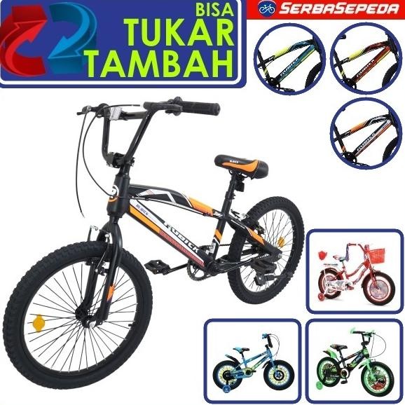 Terlaris Sepeda Anak Bmx 12 / 16 / 18 /20 Inci Rubick By United Bike (Untuk Laki - Laki Dan Perempua