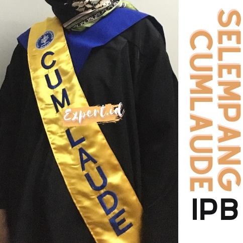 SELEMPANG CUMLAUDE IPB / TOGA IPB / SELEMPANG WISUDA Nugi