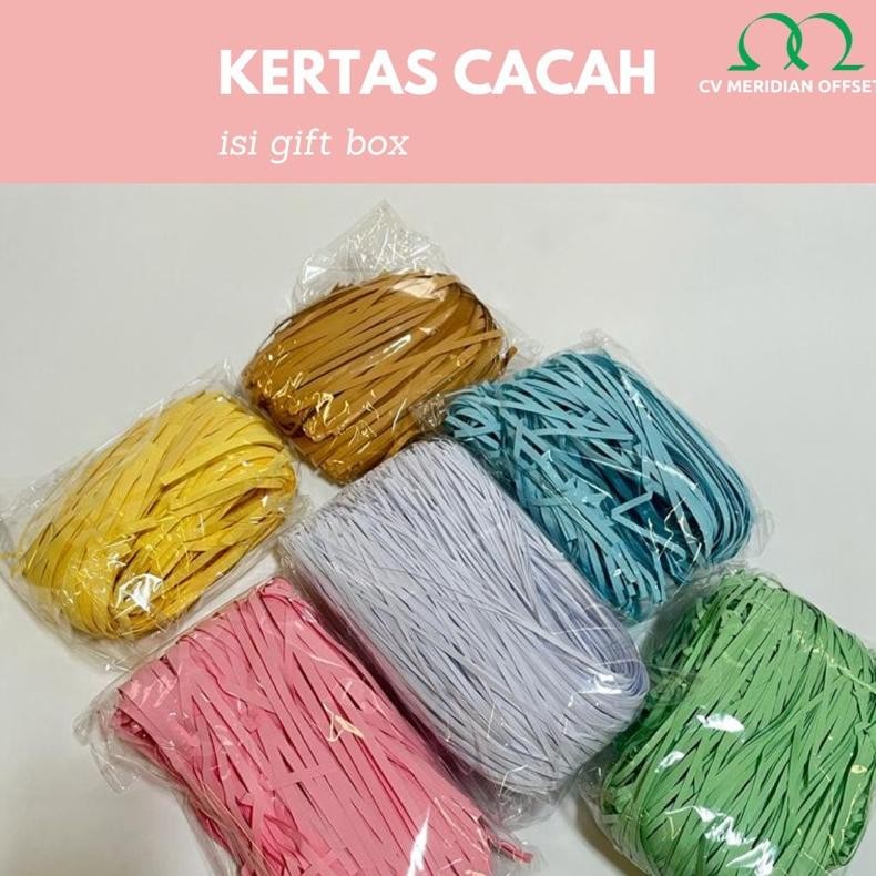 

kertas cacah kertas serut kertas shredded kertas hampers kertas bungkus 1KG Nugi