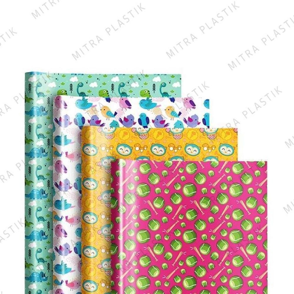

isi 50pcs Kertas Kado Bungkus Kado Wrapping Paper Kertas Kado Sidu Nugi