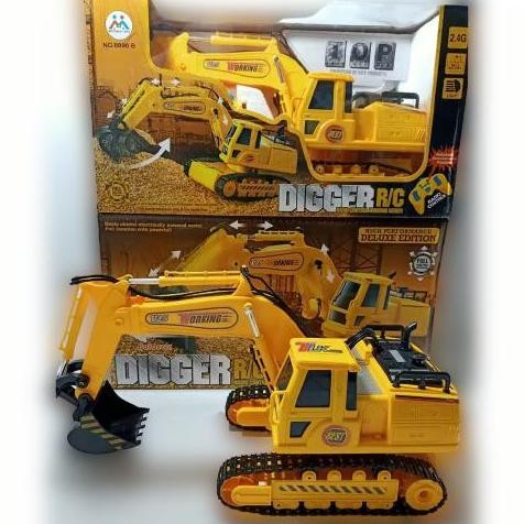 mainan rc eksavator remote control mobil beko mobil keruk