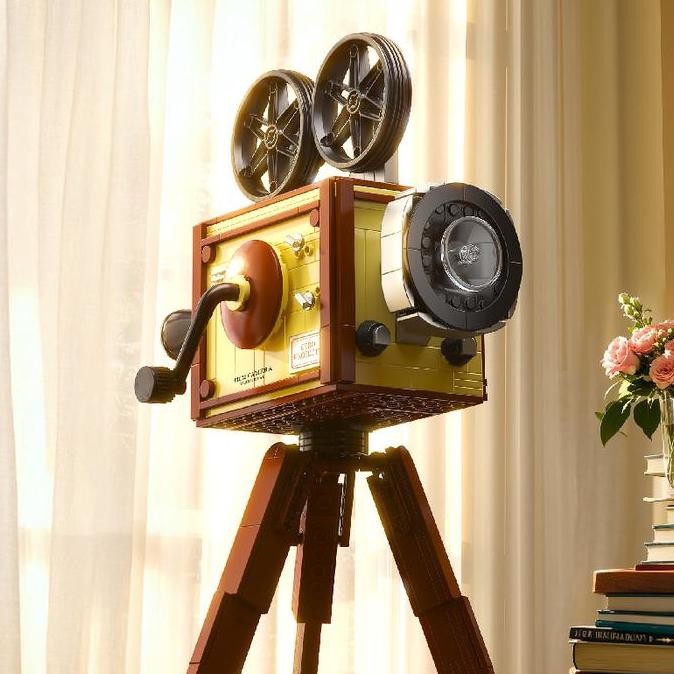 Block City-ZG Vintage Camera Video Recorder Mainan Balok Susun Puzzle Bricks Kamera Video Classic Ja