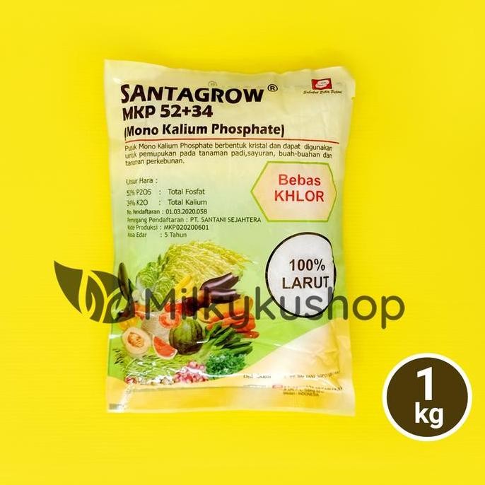 Pupuk Santagrow Mkp 52+34 Berat Kemasan Pabrik