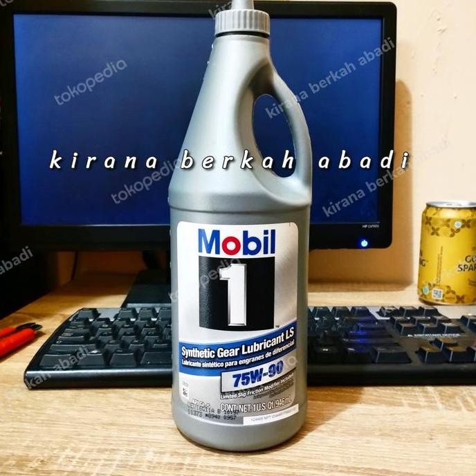 TERLARIS - OLI GARDAN 75W90 MOBIL1 LIMITED SLIP ( LSD ) kemasan 1LITER