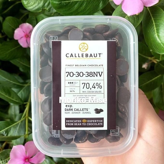 

TERLARIS - callebaut dark callets / callebaut extra bitter 70,5% repack 200 gr