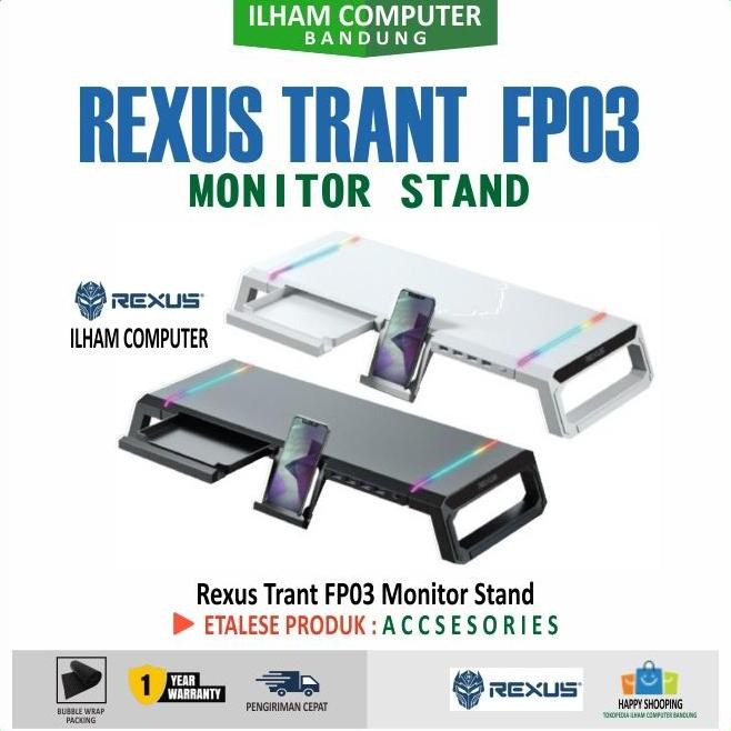 TERMURAH - Rexus Trant FP03 Monitor Stand I Rexus Trant FP 03