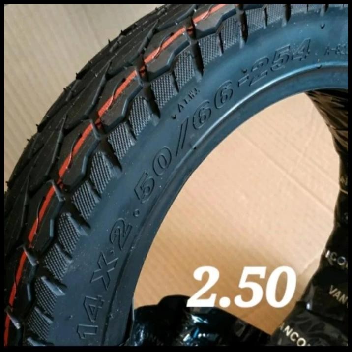 Ban Luar Selis Sepeda Listrik Tubeless 14 x 2.50