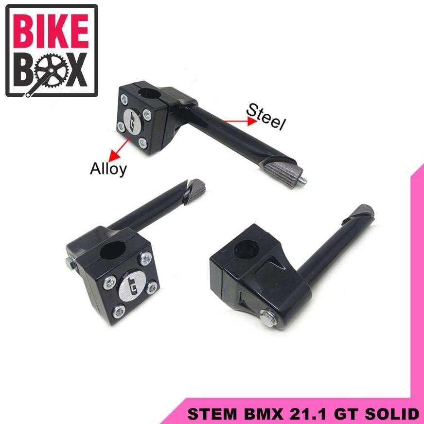 GT Tiang Stang / Stem Sepeda BMX 21.1 SOLID HITAM