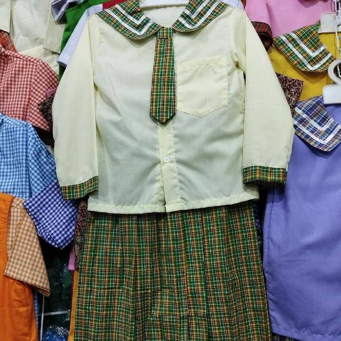 SERAGAM SEKOLAH ANAK TK/ BAJU SEKOLAH ANAK PAUD/ SERAGAM SEKOLAH ANAK/SATU SET SERAGAM TK PAUD/SERAG