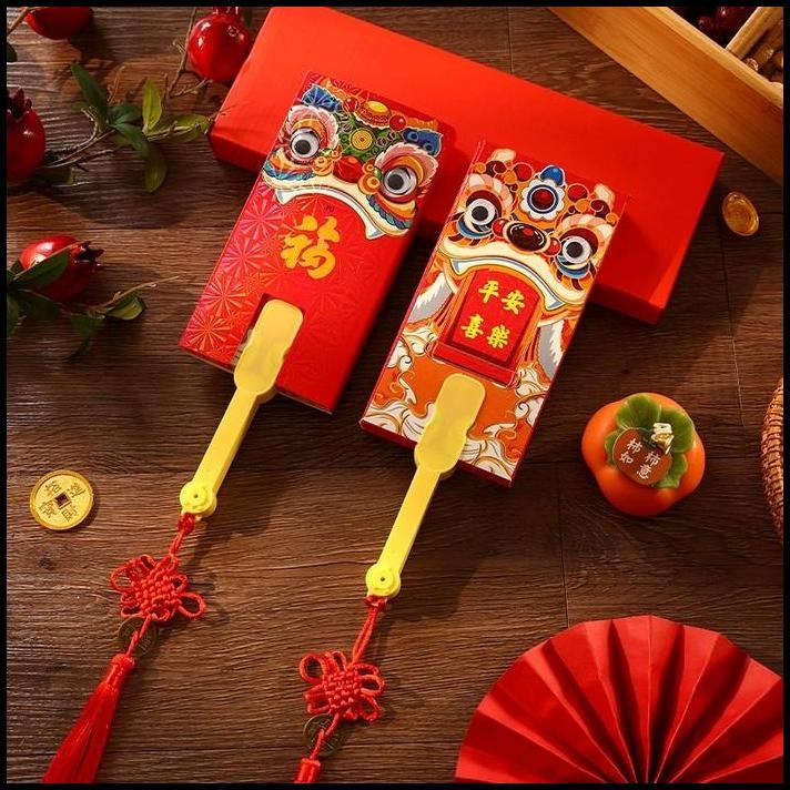 

NEW 2025 Angpao Kipas Set 10 Barongsai Angpau Imlek Murah Barongsay Kado Souvenir Imlek Sincia Ampau Murah Grosir