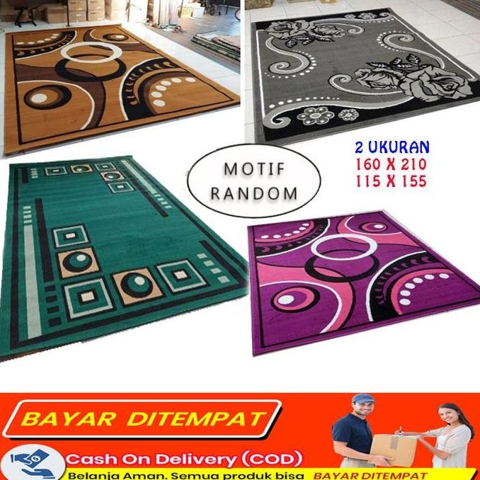 KARPET LANTAI | KARPET MODERNO ASLI PREMIUM UKURAN 115 X 155 - TANGKASAP