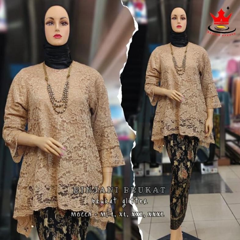 [kajirtjaya - ] SET KEBAYA RINJANI JUMBO/KEBAYA JUMBO M-5XL/ ATASAN TUNIK JUMBO/ GAMIS PESTA/KEBAYA 