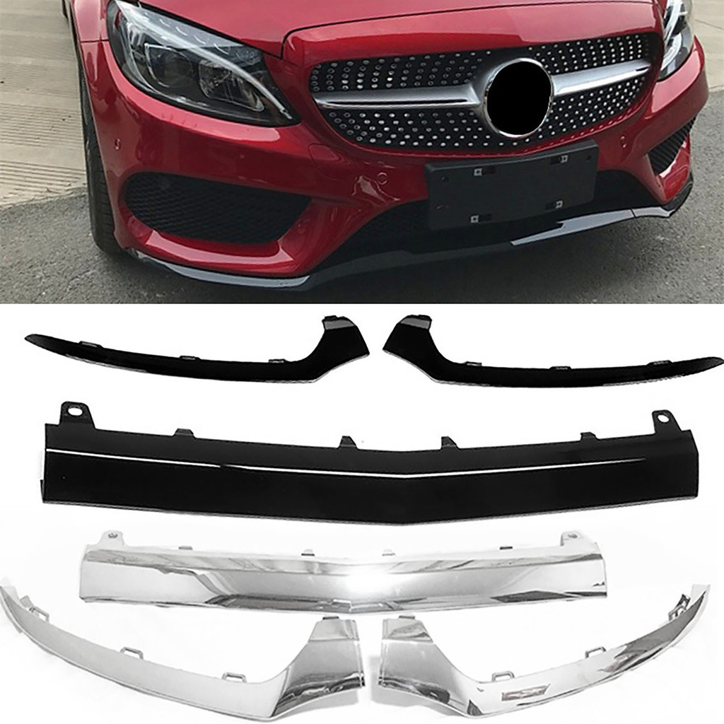 

Pelindung Pelindung Perlindungan Diffuser Spoiler Bumper Depan Mobil Untuk Untuk Mercedes-Benz C Cla