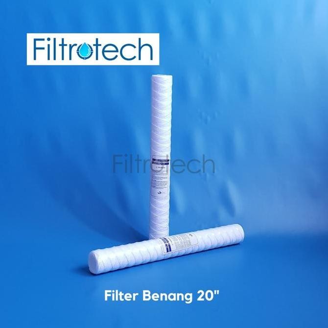 Filter Cartridge Benang String Wound 20 Inch - Cartridge Filter Air String Wound 20 Inch