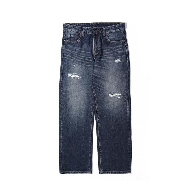 The Don's House  Arteesan BLACKBURN RIPPED - Celana Panjang Jeans Washing Loose Fit Pria Wanita Casu