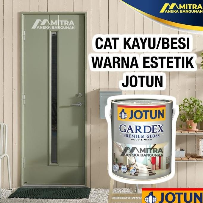 CAT KAYU DAN BESI JOTUN GARDEX 0,9 LITER 1 KG / CAT MINYAK JOTUN WARNA AESTHETIC SAGE GREEN Paint