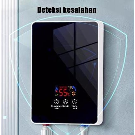 Pemanas Air Hemat Listrik  Water Heater Pemanas Air Listrik Instan Yang Dipasang LED Display