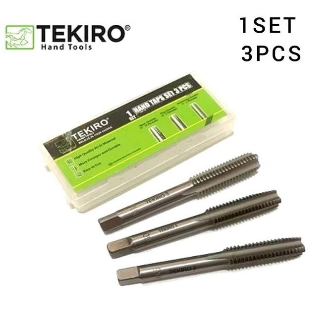 3PCS Hand Tap M141.5 Tekiro Mata Tap m14 1.5 Hss tekiro 1set (3pcs)