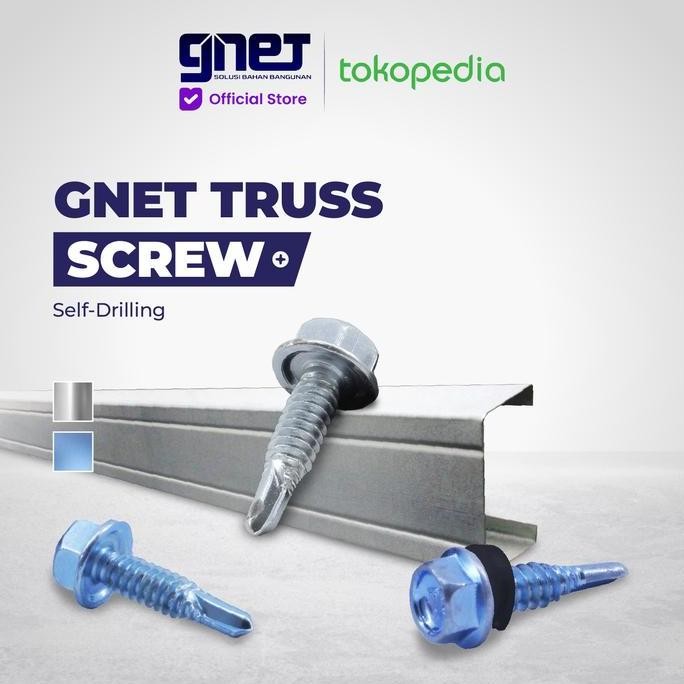GNET Truss Screw | Skrup Baja Ringan Self Drilling