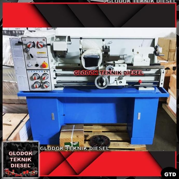 MESIN BUBUT BESI BENCH LATHE CQ 6230 A PANJANG 914 MM ORIGINAL TERBAIK