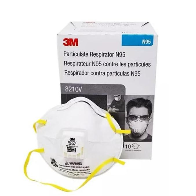 3M Masker N95 - 8210v Particulate Respirator