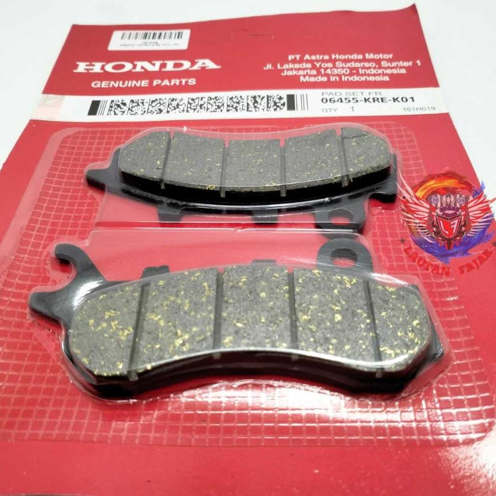 Dispad Depan Original Honda KRE Kampas Rem PCX 150 CBS PCX 160 ADV 150 CBS ADV 160 Kanvas Rem Cakram