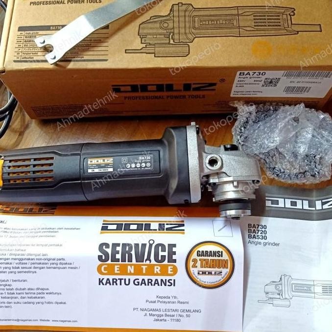 mesin gerinda tangan doliz ba730