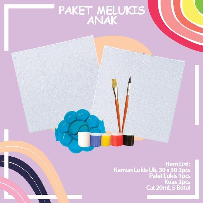 

Paket Melukis Komplit Uk. 30 x 30cm Berkualitas