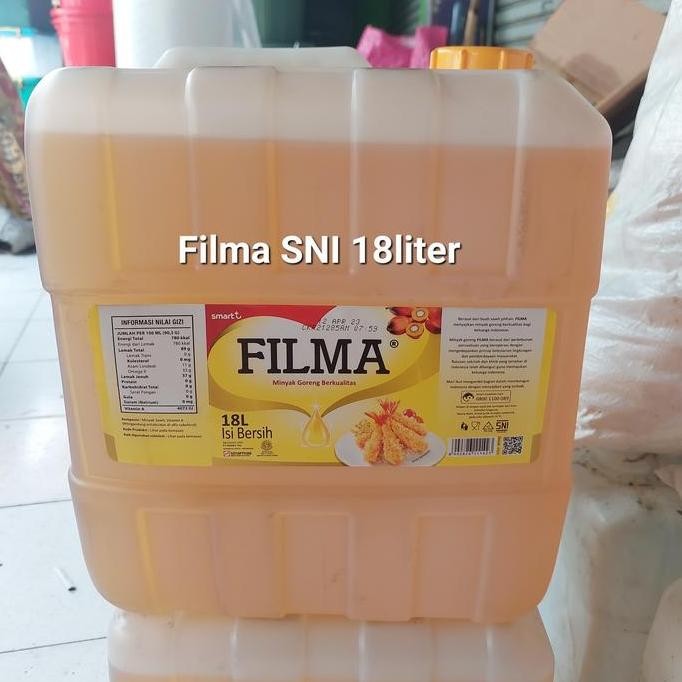 

Minyak Goreng Filma 18liter Jerigen ( khusus gojek grab ) HS
