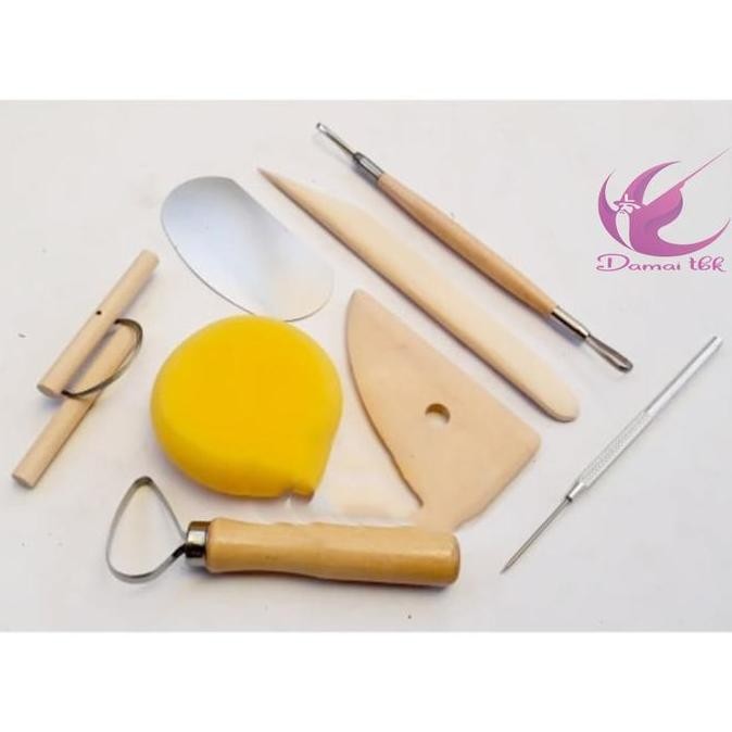 

Vtec V-Tec Pottery Sculpting Art Clay Tools Alat Ukir Cukil E005-8B