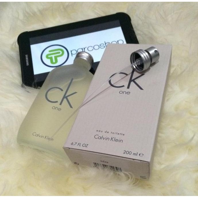 PARFUM ORIGINAL 100% CALVIN KLEIN CK ONE 200ml
