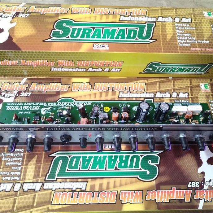 Original Kit Distortion Amplifier Gitar Suramadu | Modul Efek Distorsi DIY