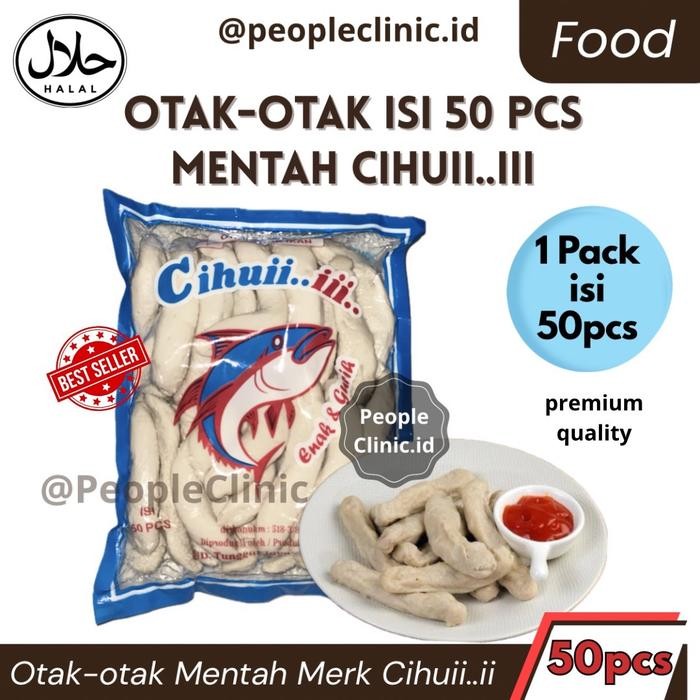 

New OTAK-OTAK IKAN 1 PACK ISI 50 PCS MERK CIHUII MENTAH FROZEN FOOD 100% ORIGINAL