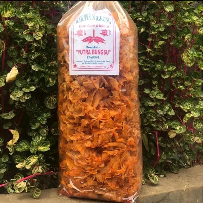 

New KERIPIK SINGKONG KRIWIL SULTAN BANDUNG PEDAS ASIN - 1KG