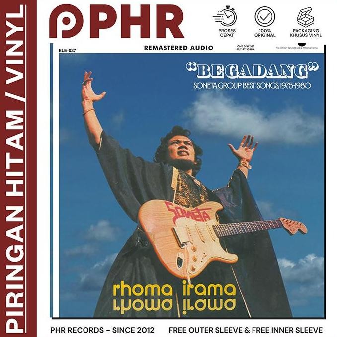 VINYL RHOMA IRAMA - BEGADANG [PIRINGAN HITAM/LP/PH] ORIGINAL DAN TERPERCAYA