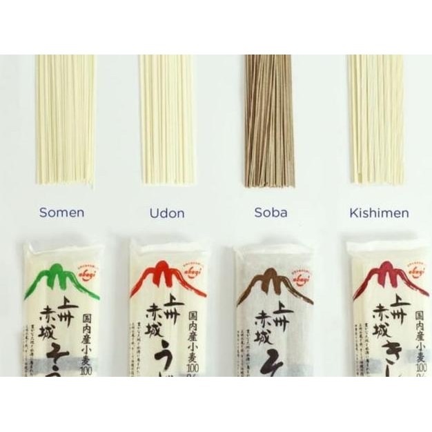 

Joshu Akagi Soba Somen Udon Kishimen 270 Gr Mi Kering Jepang