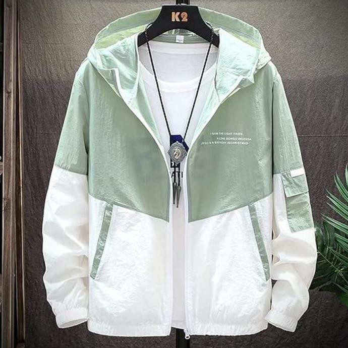 jaket running parasut pria cewe jaket olahraga korea jaket windbreaker TA