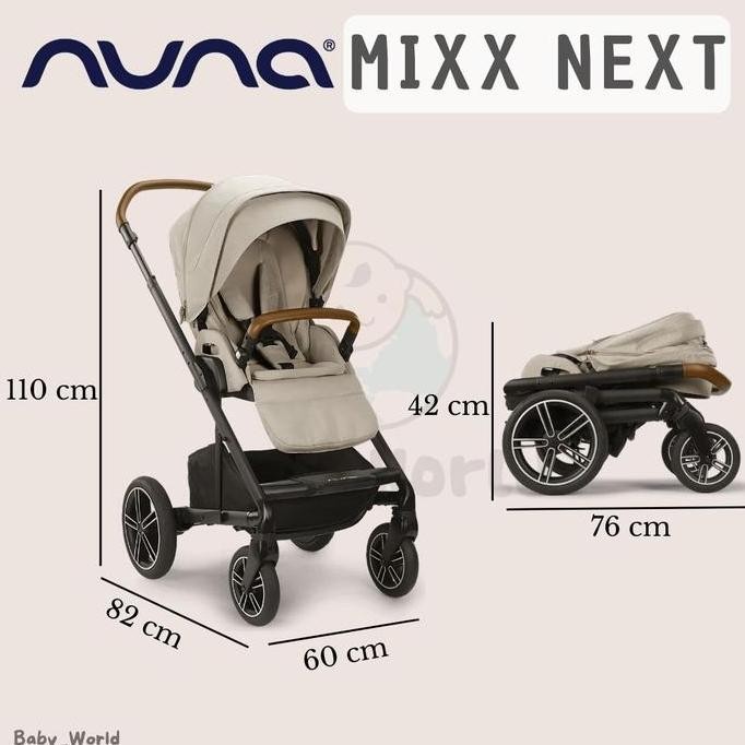 Stroller Nuna Mixx Next Reversible Seat /Kereta Dorong Bayi L21