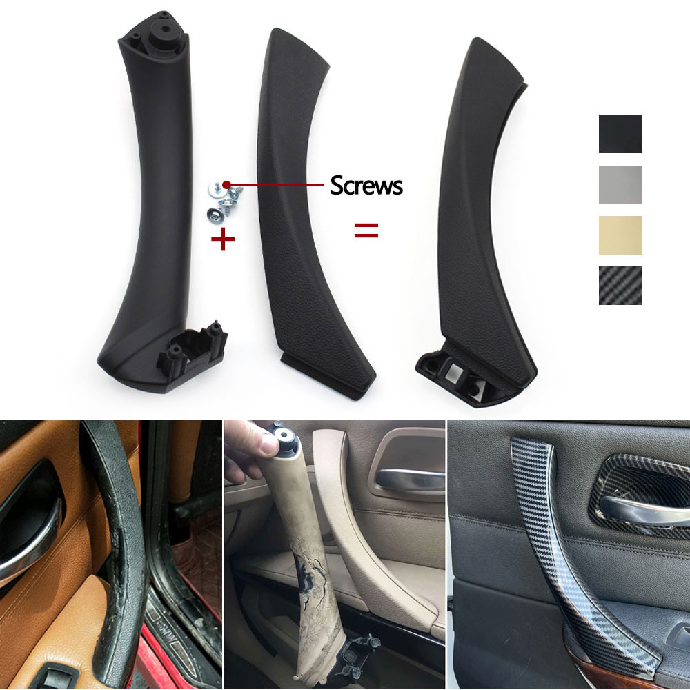 

Penumpang Mobil Kiri Kanan Pintu Interior Pegangan Tarik dengan Trim Penutup Untuk BMW Seri 3 E90 E9